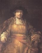 REMBRANDT Harmenszoon van Rijn self-portrait (mk33) oil on canvas